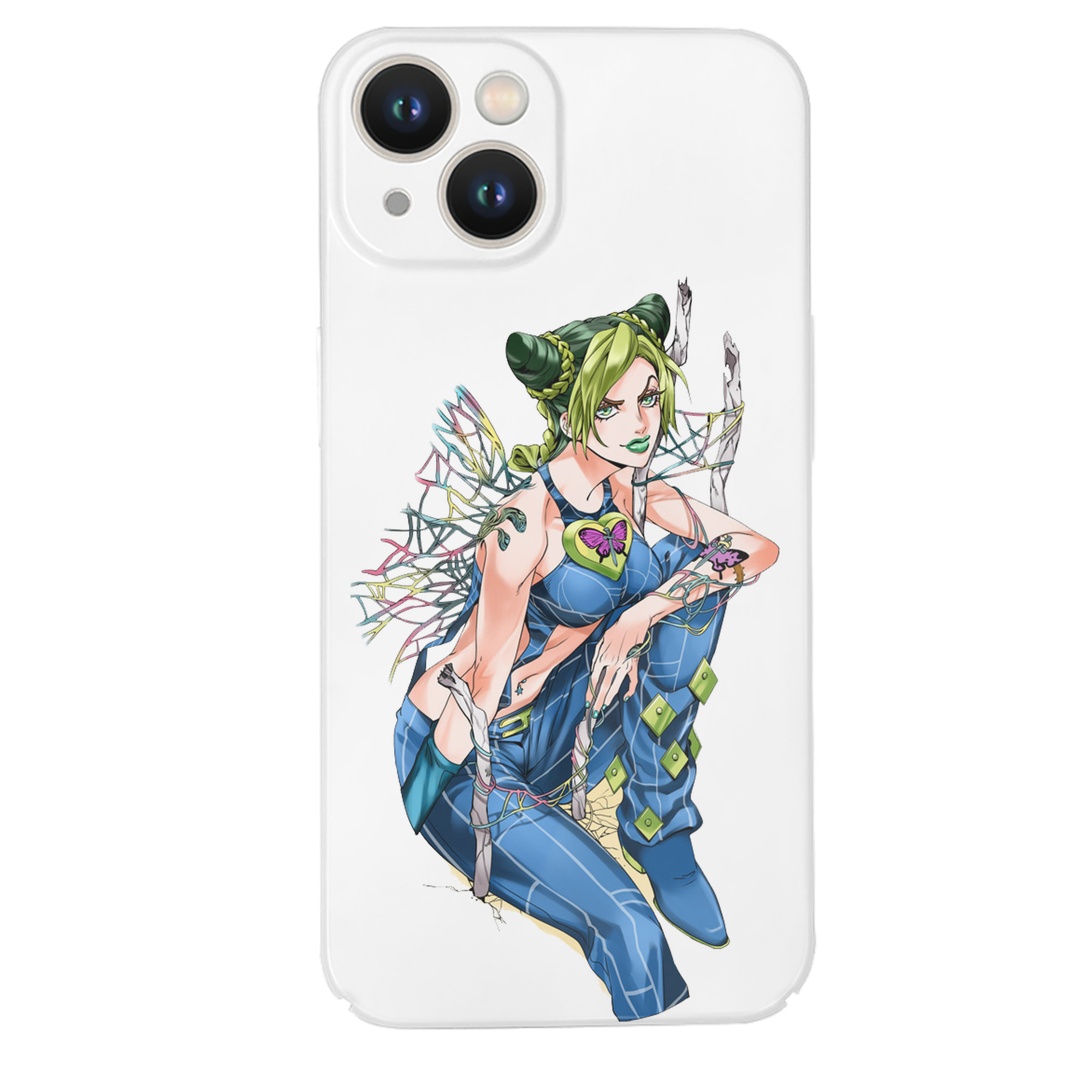 （画像用） "ジョジョの奇妙な冒険 くうじょう ジョリーン JoJo's Bizarre Adventure Jolyne Cujoh " 【iPhone 14シリーズ対応】ハードケース